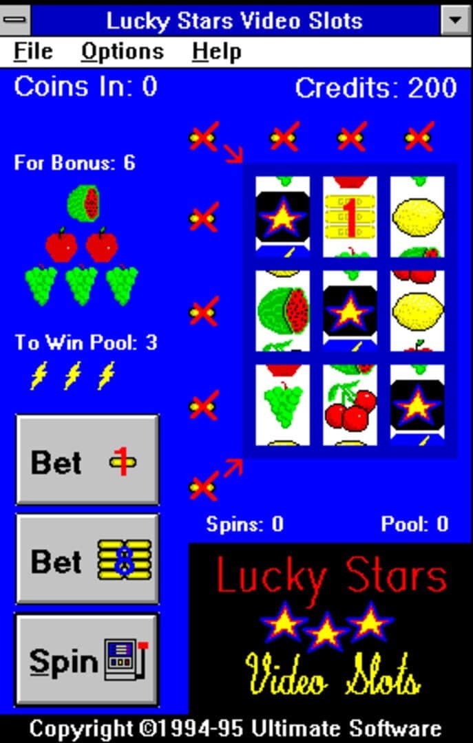 Lucky Stars Video Slots