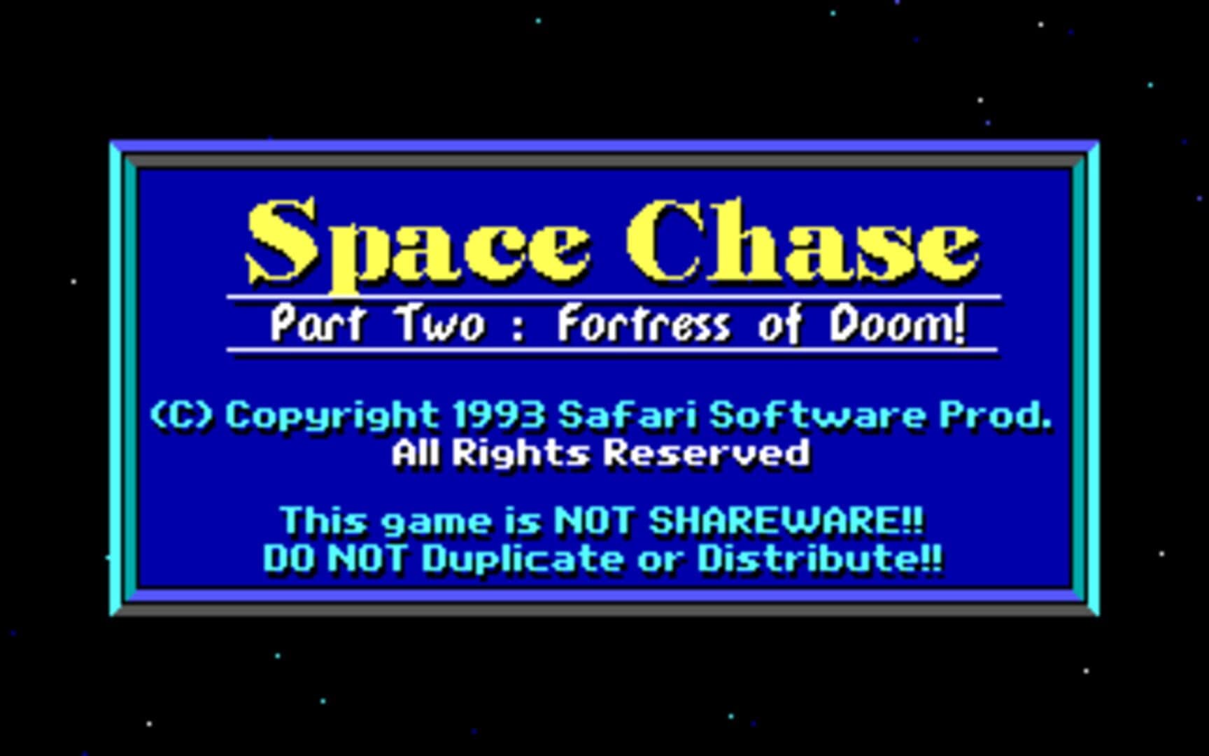 Space Chase II: Fortress of Doom!