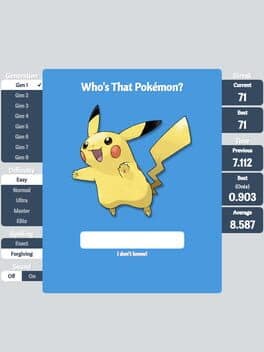 Who's That Pokémon?