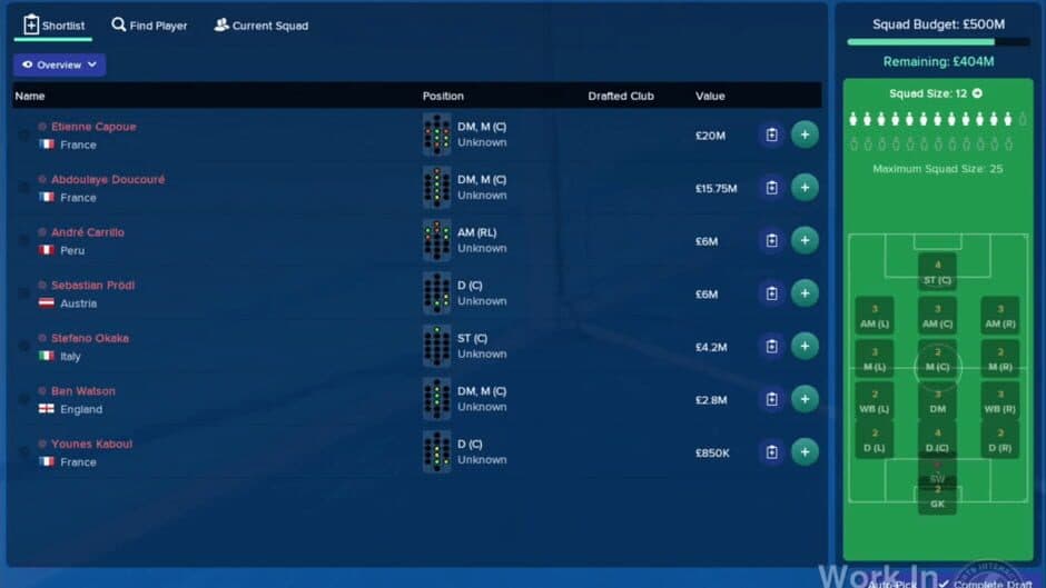 Football Manager 2018 screenshot