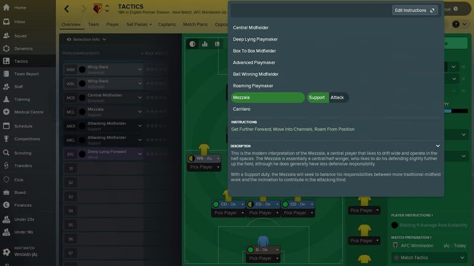 Football Manager 2018 screenshot