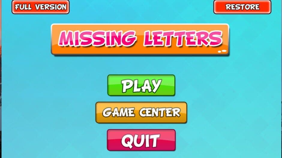 Missing Letters screenshot