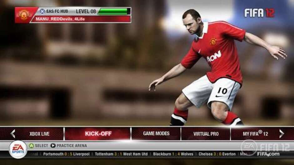 FIFA Soccer 12 screenshot