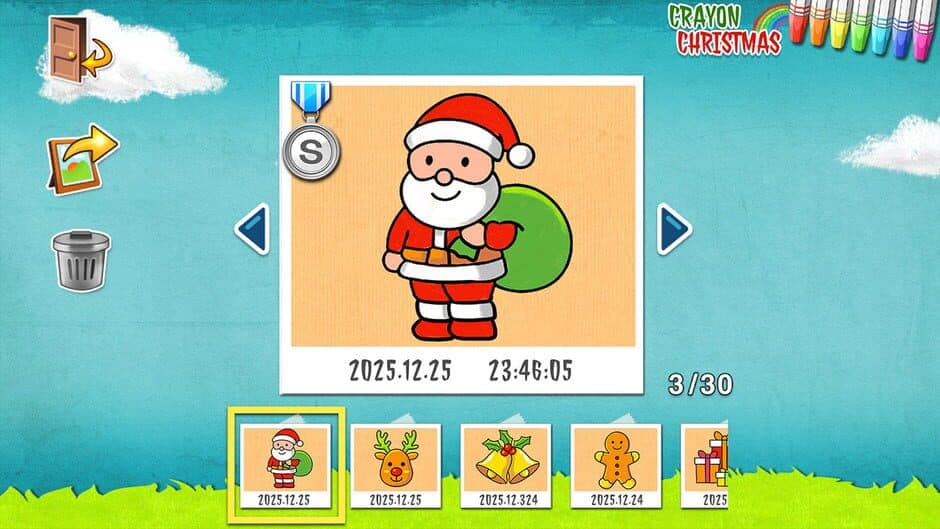 Crayon Christmas screenshot