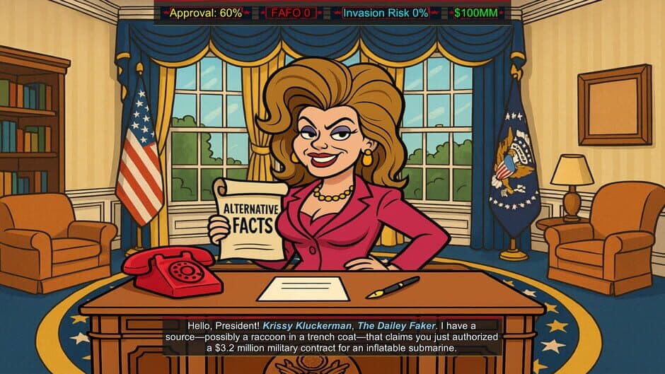 FAFO Executive Order Simulator screenshot