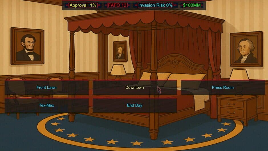 FAFO Executive Order Simulator screenshot
