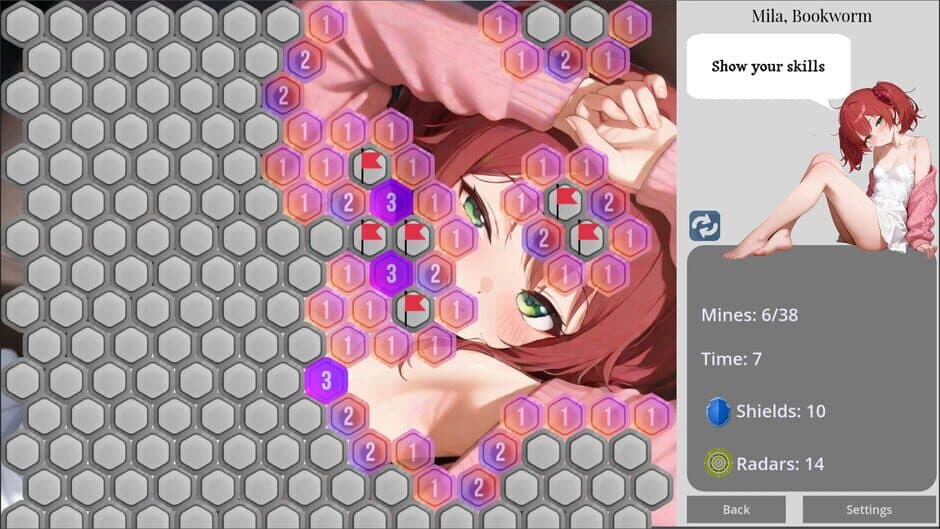 Anime Minesweeper screenshot