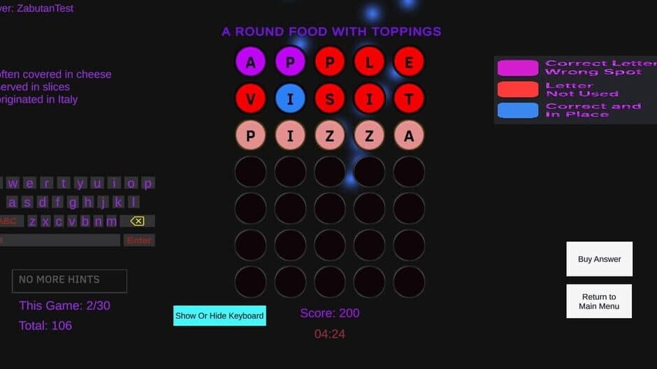 Word Charades screenshot