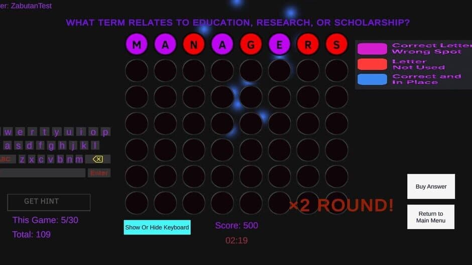 Word Charades screenshot