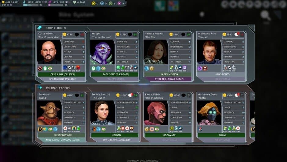 Interstellar Space: Genesis screenshot