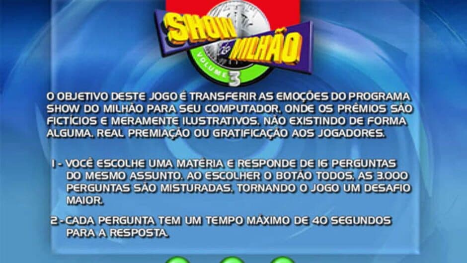 Show do Milhão Volume 3 screenshot