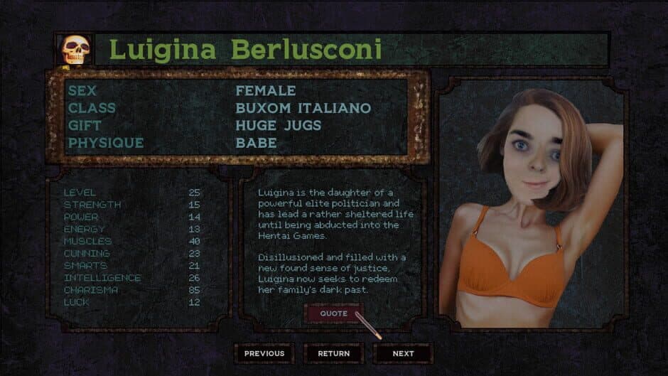 Phucker in the Rome screenshot