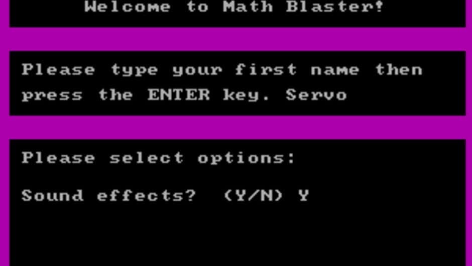 Math Blaster! screenshot