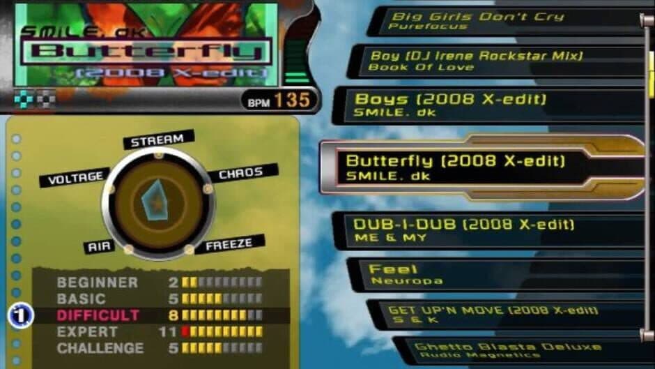 Dance Dance Revolution X screenshot