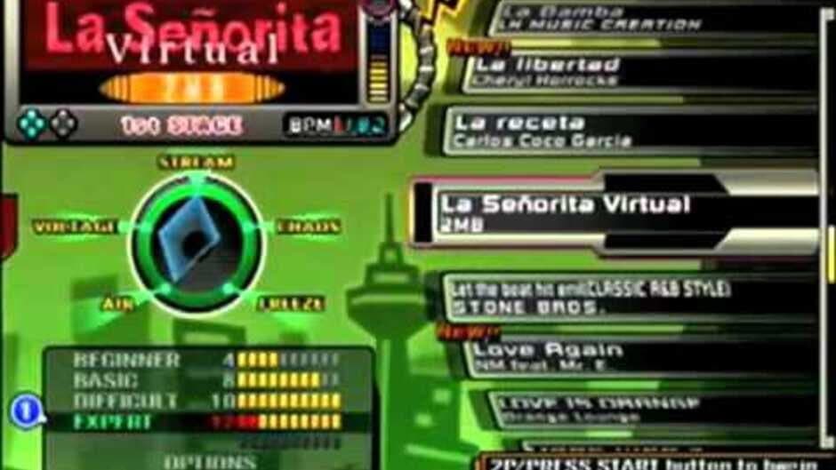 Dance Dance Revolution X2 screenshot