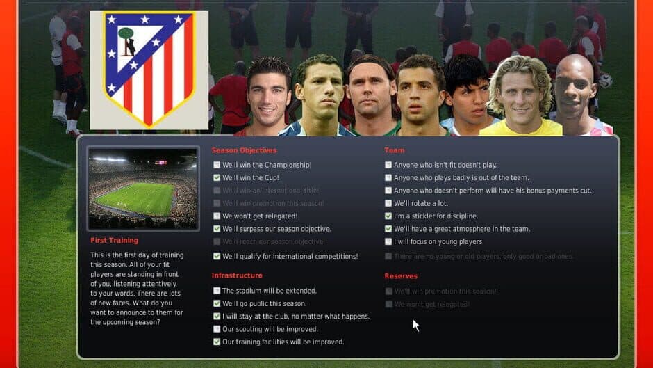 FIFA Manager 08 screenshot