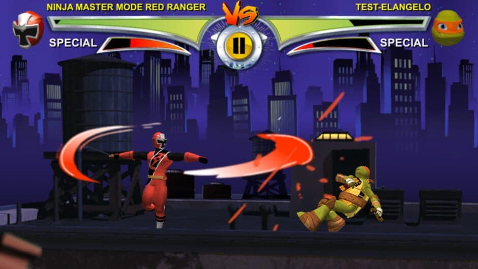 Power Rangers vs Teenage Mutant Ninja Turtles: Ultimate Hero Clash 2 screenshot
