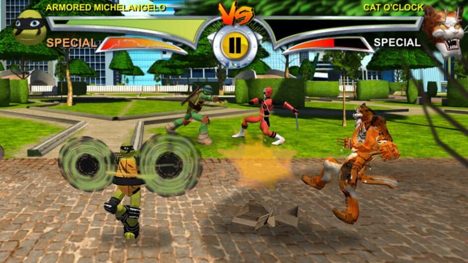 Power Rangers vs Teenage Mutant Ninja Turtles: Ultimate Hero Clash 2 screenshot