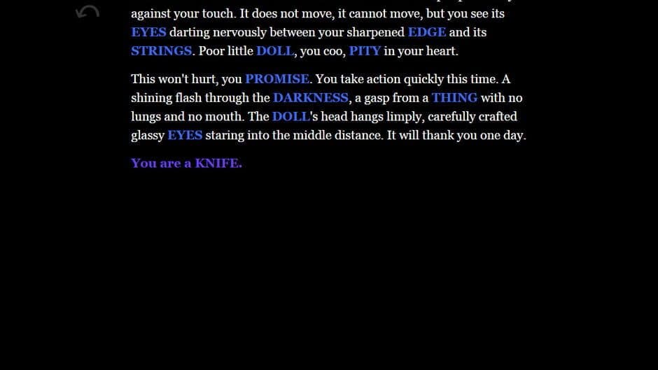 Strings/Threads/Burdens screenshot