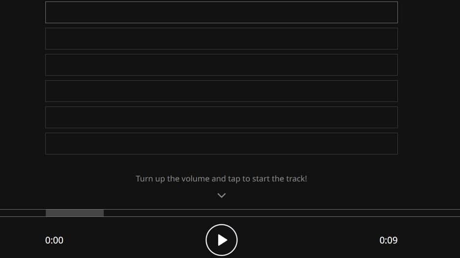 Sonic Heardle screenshot