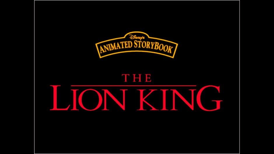 Disney's Animated Storybook: The Lion King screenshot