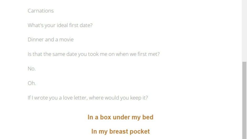 Answer These 10 Questions And I'll Tell You What Kind of Lover You Are screenshot