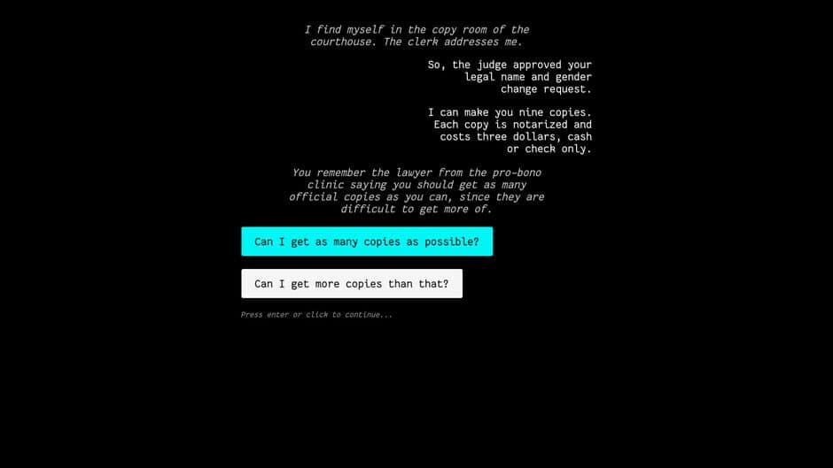 Gender Dysphoria screenshot