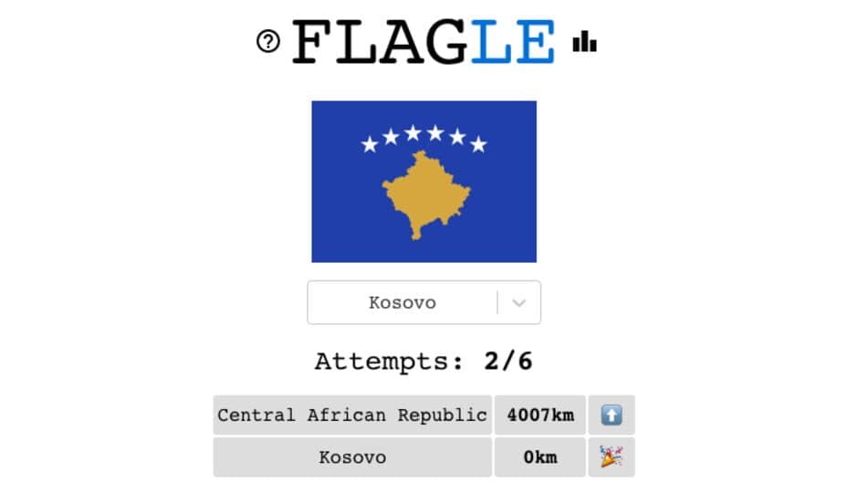 Flagle screenshot