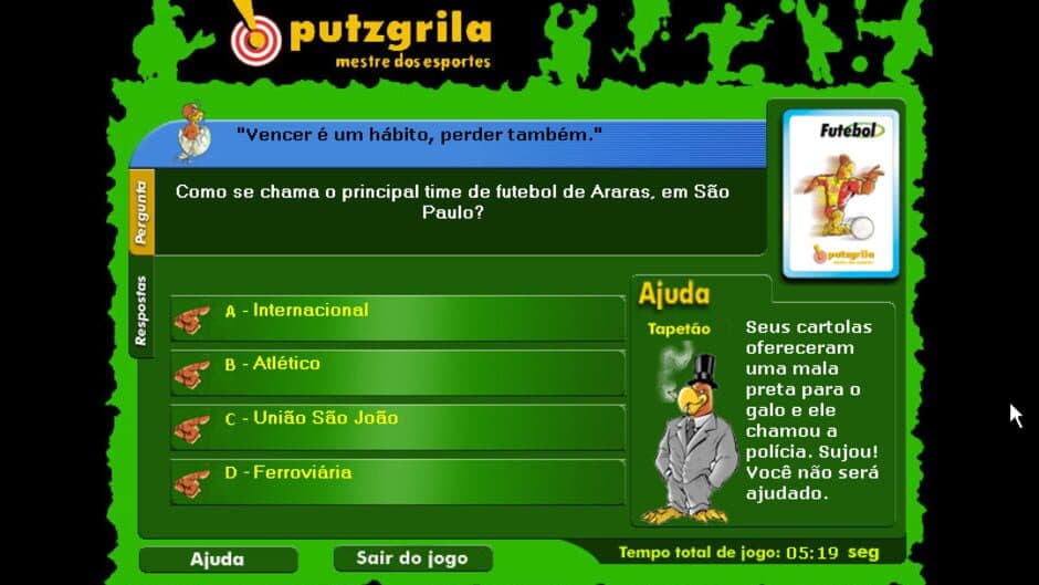 Putzgrila: Mestre dos Esportes screenshot