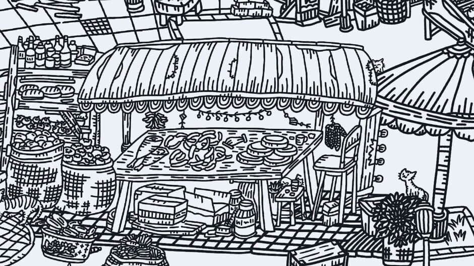 Hidden Cats In Street Market screenshot