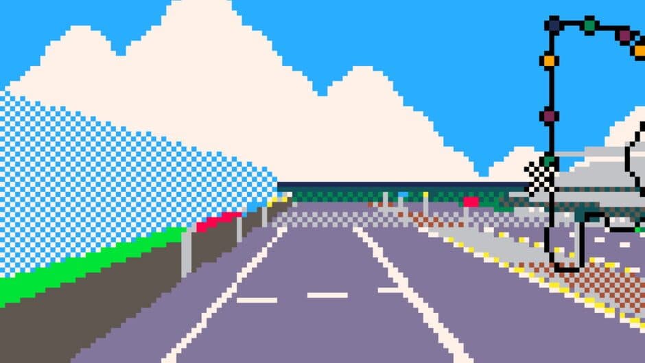 Virtua Racing Demake screenshot