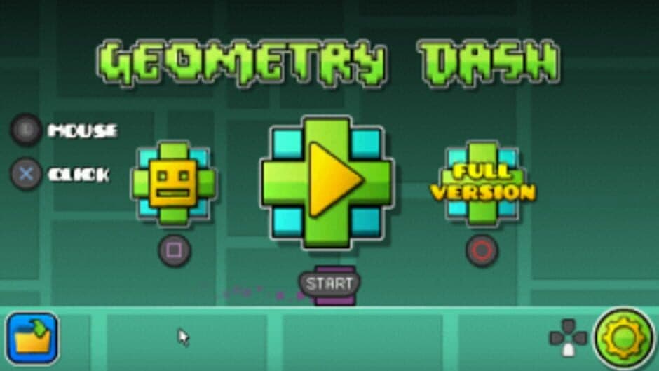 Geometry Dash PSP screenshot