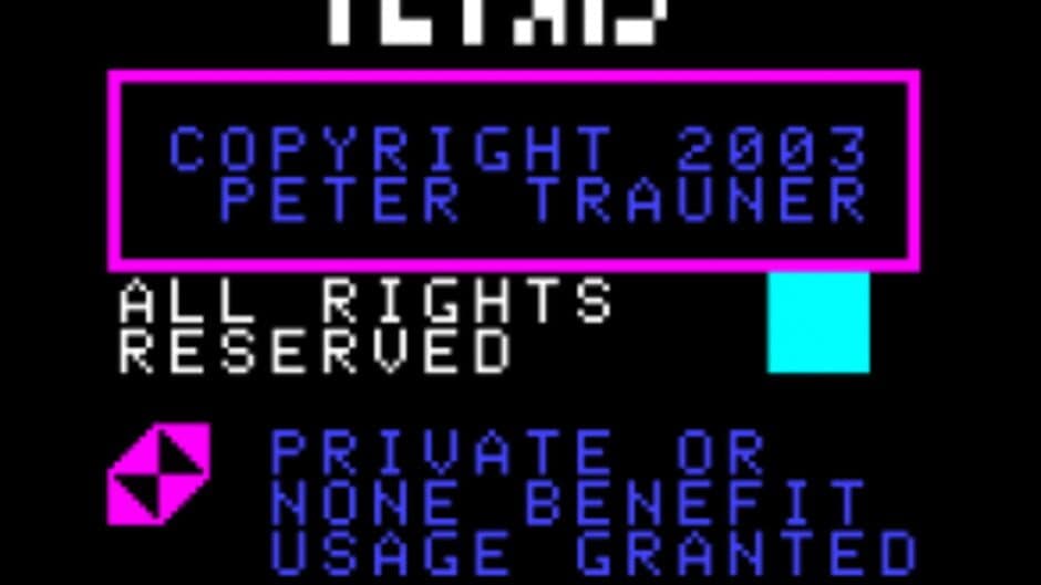 Tetris screenshot