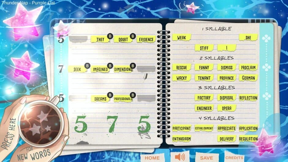 Lo-Fi Haiku: Coffee and Chill screenshot