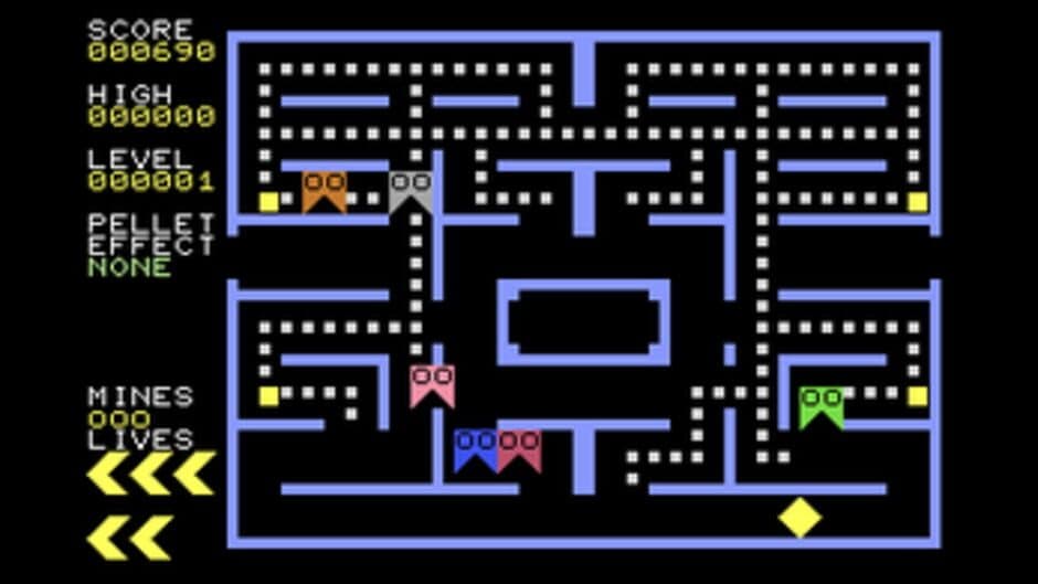 Doomed PETSCII Pacman screenshot