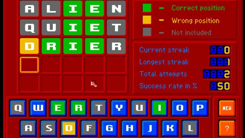 AmiWordle screenshot