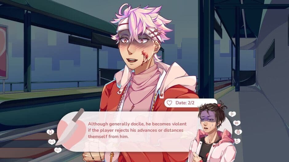 Stuck in a Yandere Visual Novel... HELP!! screenshot