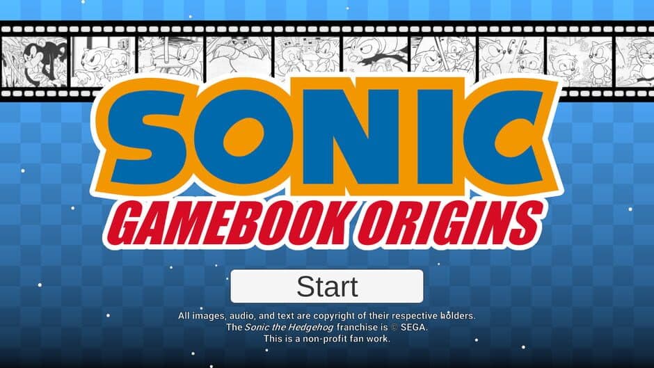 Sonic Gamebook Origins screenshot