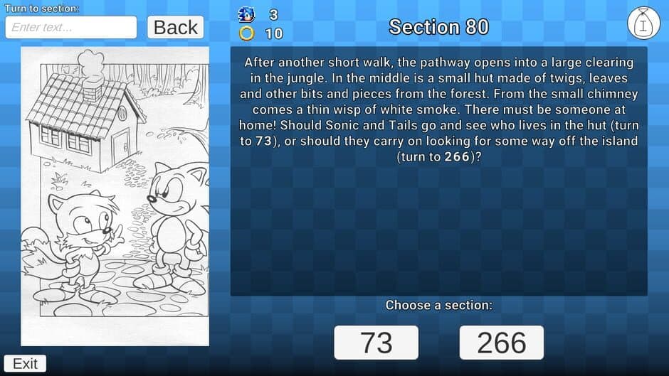 Sonic Gamebook Origins screenshot