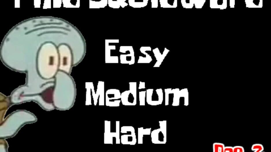 Find Squidward screenshot