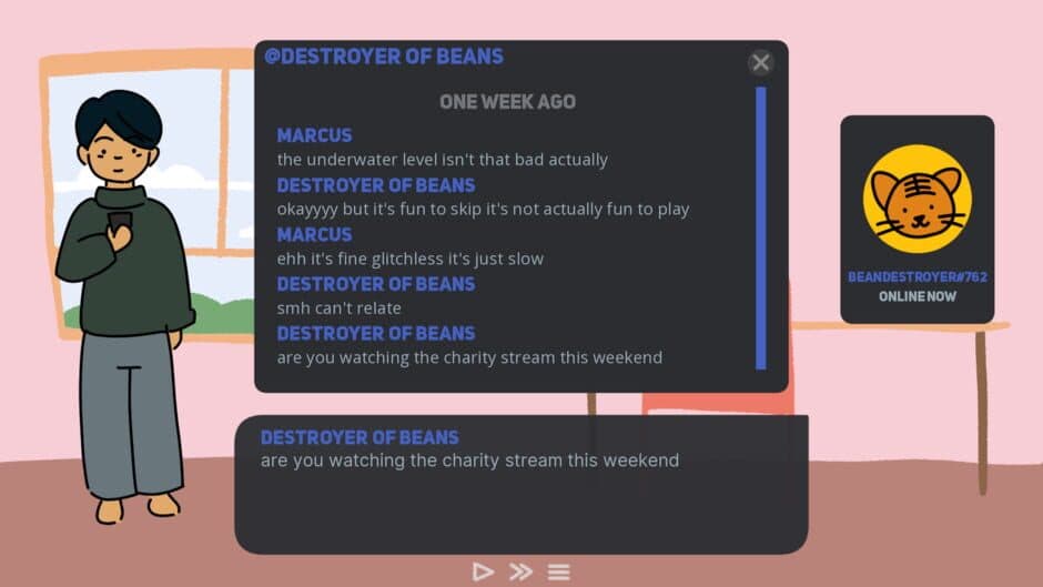 Marcus Comes Out Online screenshot