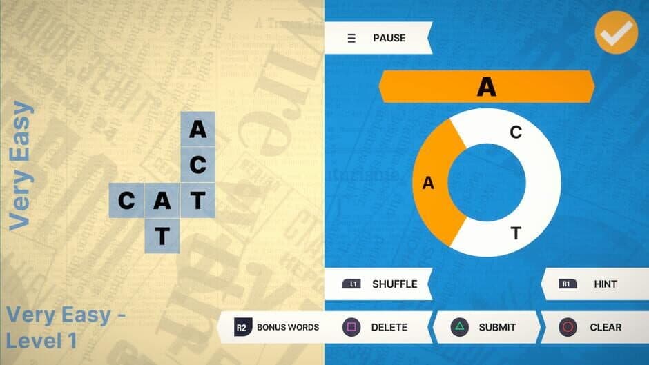 Wheel of Words: Crossword screenshot