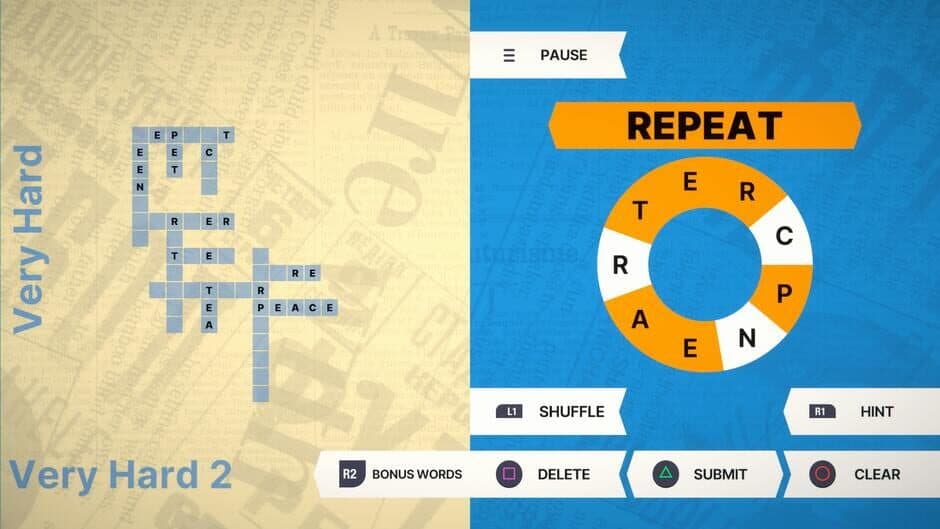 Wheel of Words: Crossword screenshot