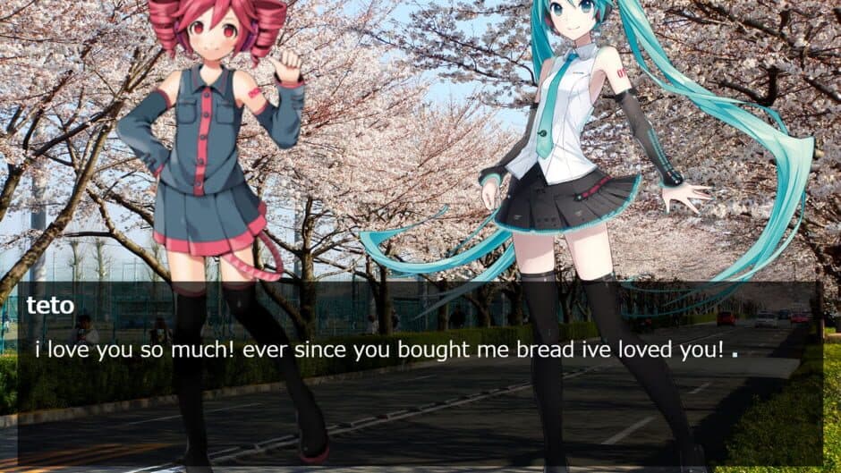 Kasane Teto and Hatsune Miku are Lesbians screenshot