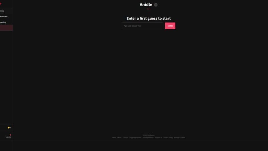 AniGuessr screenshot