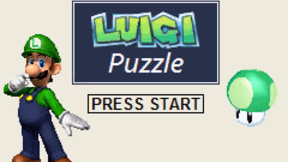 Luigi Puzzle screenshot