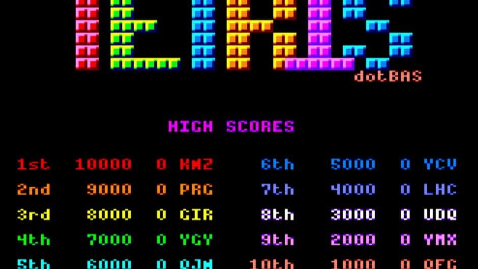 Tetris Dotbas screenshot