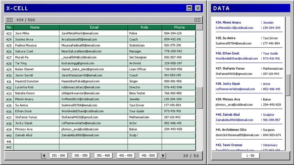 Spreadsheets and Nothing More screenshot