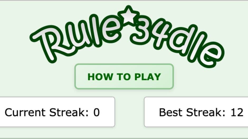 Rule34dle screenshot