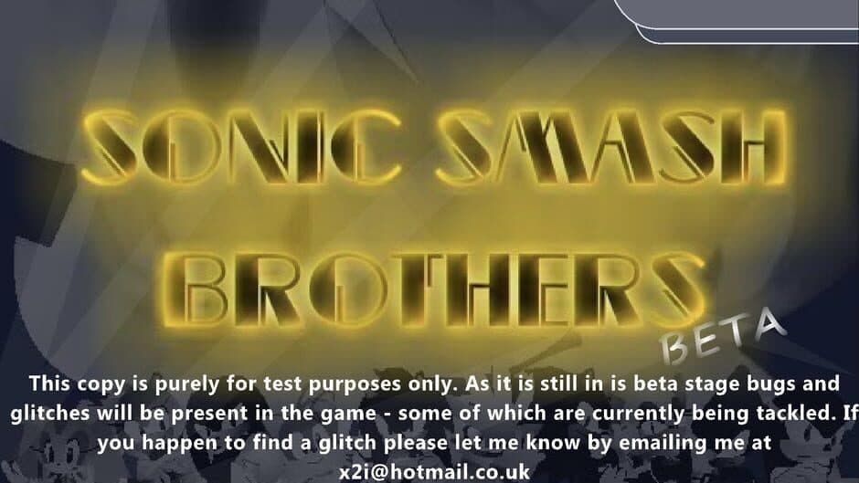 Sonic Smash Brothers screenshot